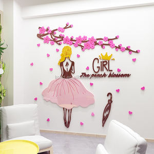 <span class=keywords><strong>Web</strong></span> Celebrity Chambre à coucher Lit Chaud Transformation Chambre de Fille Décoration Murale pour Salon - Product Image 3