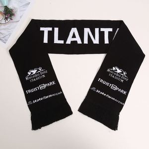 Écharpe en acrylique tricotée jacquard longue et durable avec pompons délicats pour supporters de basketball et de football, pour hommes, toutes saisons - Promotion - Product Image 3