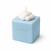 Bougie parfumée créative en forme de cœur, cadeau de marque de beauté, personnalisable avec logo, parfum et emballage