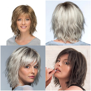 Perruque de cosplay longue de 70 cm, lisse et soyeuse, pour femmes, pour les fêtes, en fibre synthétique résistante à haute température - Product Image 1