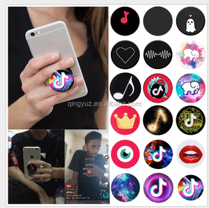 Hot bán vật liệu cao cấp rõ ràng màu sắc ngón tay chủ trong suốt Chân đế điện thoại Grip với ổ cắm điện thoại di động phổ biến đứng - Product Image 3