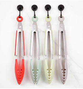 <span class=keywords><strong>Pince</strong></span> de cuisine en acier inoxydable en forme de dumpling, petite quantité minimale de commande, avec poignée confortable en nylon pour la cuisine domestique et la restauration - Product Image 2