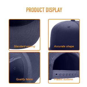 Gorras Heycap con Logotipo Bordado en 3D, 6 Paneles, Visera Plana, Gorras Snapback Personalizadas para Hombre, Venta al Por Mayor, OEM, Gorras de Buena Calidad - Product Image 4