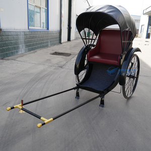 Best-seller umano Classic Car reckshaw a 2 ruote trainato a mano <span class=keywords><strong>Station</strong></span> <span class=keywords><strong>Wagon</strong></span> in vendita - Product Image 2