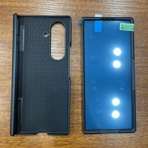 POLO Business Style PU Etui en cuir pour Fold 7 avec texture en fibre de carbone et design de protection de charnière centrale - Product Image 2