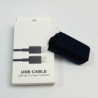 Cable USB C a C, cable tipo C a tipo C, 60W PD, carga rápida para cargador Samsung, para Samsung Note20, serie S20, cable de carga.