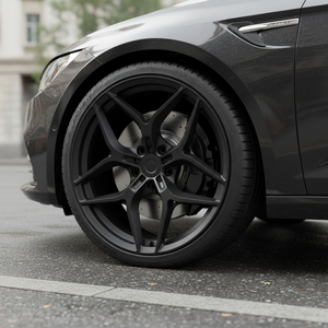 Ruedas todoterreno personalizadas forjadas en aluminio 6061-T6, ligeras, de diseño cóncavo de 5 radios, de 19, 20 y 21 pulgadas. - Product Image 5