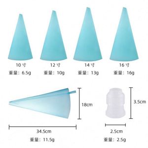 Piping Bag and Tips Cake Decorating Supplies Kit <b>Baking</b> Supplies Cupcake Icing Tips with Pastry Bag for <b>Baking</b> Decorating Cake - Product Image 5
