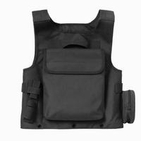 Gilet tactique classique en nylon, imperméable, à libération rapide et respirant, unisexe, porte-plaques lesté, pochette pour flic