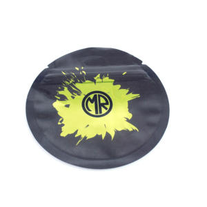 Sacs en mylar découpés à l'emporte-pièce personnalisés 3.5g 7g 14g 28g Sacs en mylar uniques irréguliers et résistants aux odeurs pour biscuits et bonbons - Product Image 1