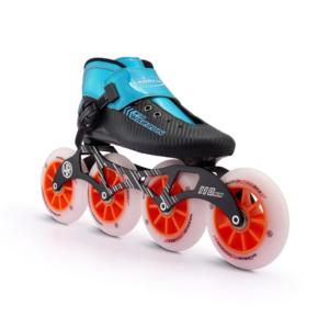 Patines de velocidad ajustables profesionales EACH con ruedas de 110 mm, bota de patín de fibra de carbono y PU para hombres adultos YQ-WAR01, YQ-WAR01 - Product Image 1