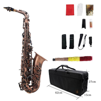 Brass Eb Alto Saxophone with Polished Finish Hand Engraved Abalone Shell Keys Professional E-flat Alto Sax for Musicians