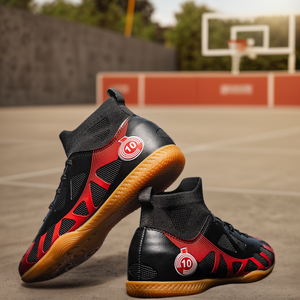 NUEVOS Zapatos de Fútbol Sala Profesionales de Suela Plana Personalizables al por Mayor de Fábrica LEAO 2025 para Hombre y Mujer, Antideslizantes y Duraderos - Product Image 4