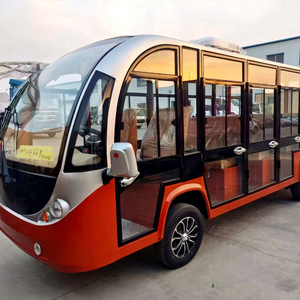 Bus de tourisme et voiturette de golf électriques de luxe à 4 roues, 8 places, fermés et homologués pour la route - Product Image 1