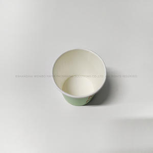 Taza de café de papel verde desechable de 8oz para beber en caliente, respetuosa con el medio ambiente, diseño grueso para cafeterías, bistros, fiestas - Product Image 4