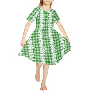 <span class=keywords><strong>Abbigliamento</strong></span> Dropshipping donna 3D stampa a sublimazione digitale comodi abiti da ragazza Hawaii Palaka - Product Image 3