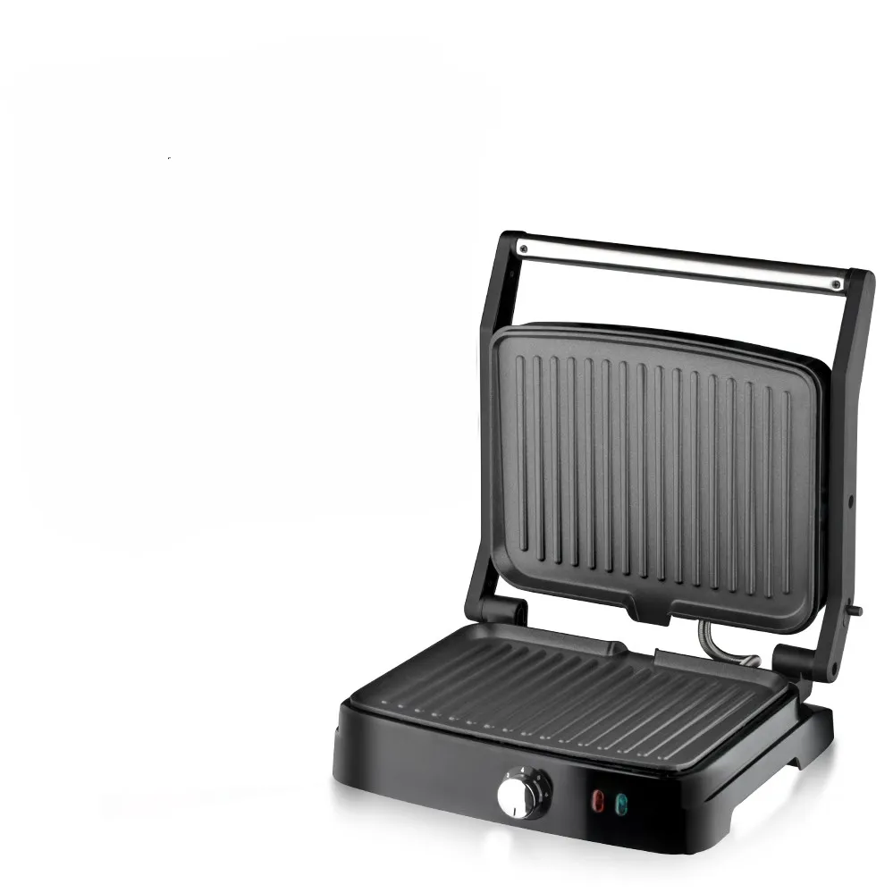 Top Selling 180 Degree Open Electric Sandwich Steak Grills Panini Press Maker Contact Grill for Home Use