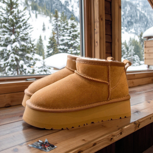 Botas de Nieve Térmicas Estilo UGG de Diseño Nuevo 2026, Unisex, Forradas de Felpa, Cálidas, Antideslizantes, Transpirables, para Otoño e Invierno - Product Image 1