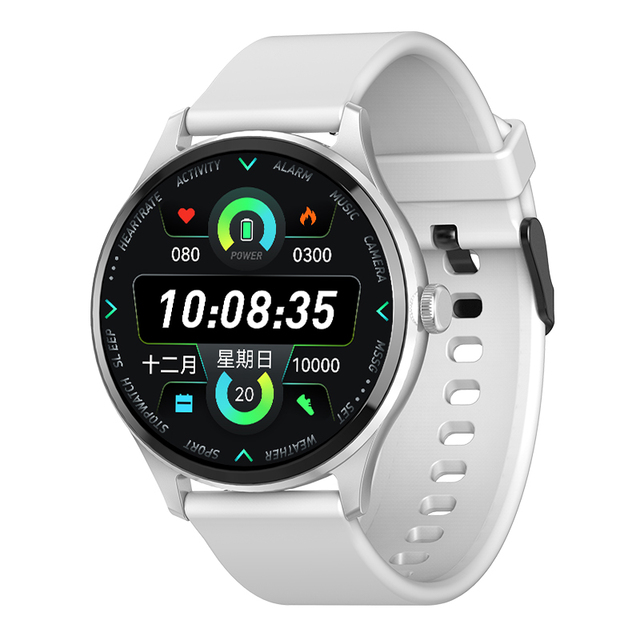 Sport IP68 Waterproof Round Screen Smart Bracelet Smart Watch Bt Call Smartwatch