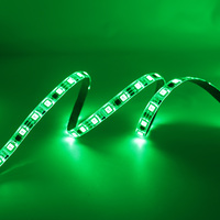 Tira de Luces LED RGB de Cobre de 12 V CC, SMD5050, 60 LED/m, Cortable, Control Remoto, IP65, Iluminación Ambiental para TV