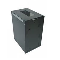 Armoire serveur murale en acier laminé à froid de 19 pouces 15U, économiseur d'espace, rack réseau