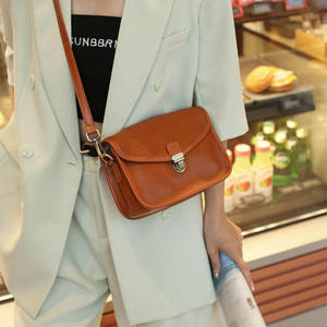 AndoBag Shoulder Crossbody <b>Bags</b> for Women Genuine Cow <b>Leather</b> Vintage Casual <b>Small</b> Square <b>Bag</b> 3008 - Product Image 2