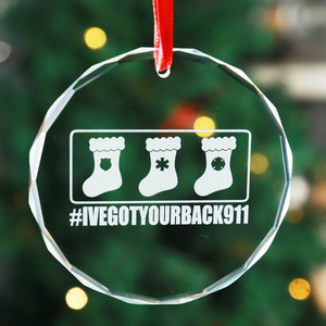 Adornos navideños de cristal transparente, adornos de Ángel grabados a mano para decoración Interior de árbol de Navidad - Product Image 1