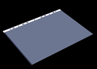 Vente en gros A4 sac de documents en plastique 11 trous PP dossier protecteur de papier transparent
