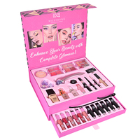 Trousse de Maquillage Professionnel Complète : Fards à Paupières, Rouges à Lèvres, Crayons à Sourcils, Gloss, Blush, Enlumineur, Mascara et Fond de Teint