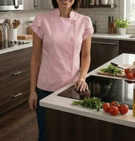 Ensemble de vêtements de travail personnalisés pour femmes 2026 – Uniformes de chef pour restaurants et pâtisseries – Hauts de cuisine tendance
