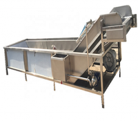 Laveuse industrielle de fruits et légumes à bulles d'air et ozone pour oranges et citrons