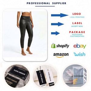 Nuovi Leggings ad Alta Elasticità per Donna, Pantaloni da Fitness e Yoga in <span class=keywords><strong>Ecopelle</strong></span> - Product Image 3