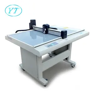 Yitai Flatbed Cutter Plotter Kartonnen Doos Sample Maker Vinyl Sticker Snijmachine Met Pen Tekening