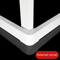 Gaine de câbles en PVC avec coudes et té pour le câblage en angle
