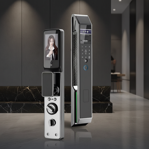 Serrure Intelligente en Verre avec Reconnaissance Faciale 3D, Carte IC, Clé Mécanique, Contrôle à Distance WiFi, Caméra <span class=keywords><strong>HD</strong></span> Grand Angle, Surveillance Active XiaoFeng - Product Image 1