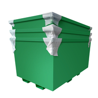 Conteneur de recyclage scellé pour déchets de café et de boissons, fabriqué en Chine, pour station de transfert de déchets compressés