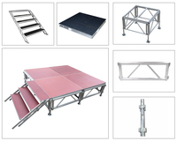 Podium de scène personnalisé Portable facile à installer cadre en aluminium hauteur réglable scène/podium plate-forme de scène de Concert