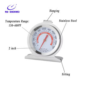 Termómetro de horno de esfera grande SW Termómetro de carne de doble escala 150-600 °<span class=keywords><strong>F</strong></span> para uso en interiores para barbacoa Horno para hornear Parrilla Monitoreo de cocina - Product Image 4