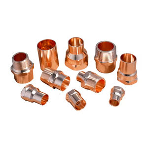 Accesorios de tubería de plomería de cobre personalizados de fábrica, incluyen acoplamiento, T, codo y extremo de tope, - Product Image 3