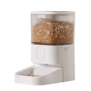 Smart Customized App Remote Control Automatic with 5L Large Capacity Visible Food Bowl Cat Feeder