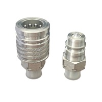 Accouplement hydraulique Naiwo de type poussoir et tireur ISO5675 1/2\" NPT, accouplement à déconnexion rapide agricole pour tracteur