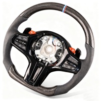 Volant sport à 3 branches en fibre de carbone style Thong pour E60/E90/E46/F32/E92/F20/F30/F10/330i/F11/540i/F82/E82/G20/G30