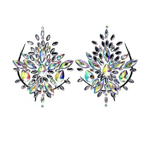 Maxsun Hot Girl Pechos de Diamante de Alta Calidad Cubierta de Pezón Sexy Ladies Rhinestone Pezón Empanadas - Product Image 1