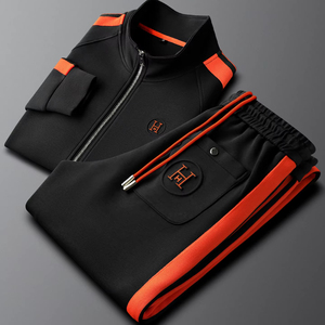 ชุดกีฬาลำลองแฟชั่นฤดูใบไม้ร่วงใหม่จากผู้ผลิต ชุดสองชิ้น เสื้อแขนยาวทรงหลวม กางเกงขายาวทรงตรง - Product Image 3