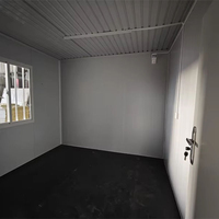 Maison préfabriquée en conteneur à montage rapide, imperméable, isolée, modulaire, pour chantier de construction, logement temporaire