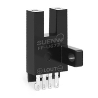 Capteur photoélectrique de type fente FF-U672-1, sortie PNP NO/NC, distance de détection 5 mm, étanche IP67, interrupteur photoélectrique en forme de U