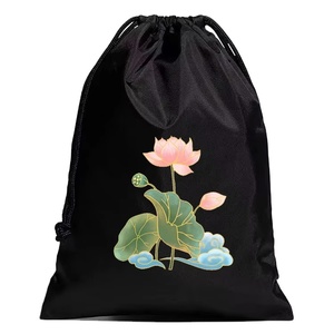 Sac de voyage professionnel robuste et imperméable pour le linge, pliable, en polyester, avec cordon de serrage et logo personnalisé - Product Image 1