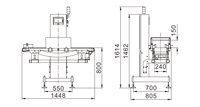 Détecteur de métaux en feuille d'aluminium utilisé dans l'industrie alimentaire pour détecter les matériaux métalliques