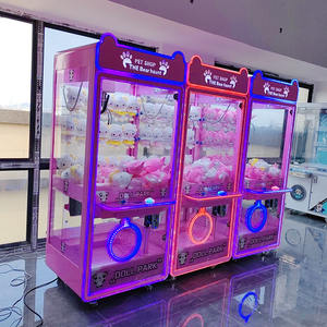 Machine de jeu à griffes Mandi <span class=keywords><strong>Pikachu</strong></span> en métal et plastique avec lumières LED, détection de mouvement et fonction de vibration 110/220V pour la maison/le magasin/la vente au détail - Product Image 4