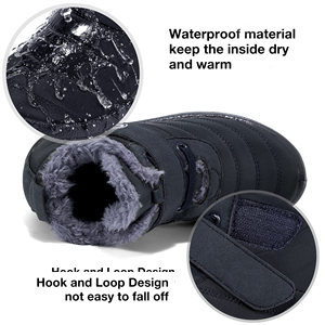 Bottes d'hiver imperméables pour femmes YL-26160, doublées de fourrure chaude, pour la marche en extérieur, les jours neigeux, les températures froides, ODM/OEM - Product Image 5